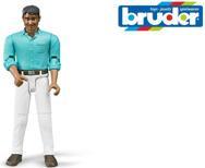 Productafbeelding Bruder BR Man met zwart haar Grootte: 10,7 cm *vanaf juli