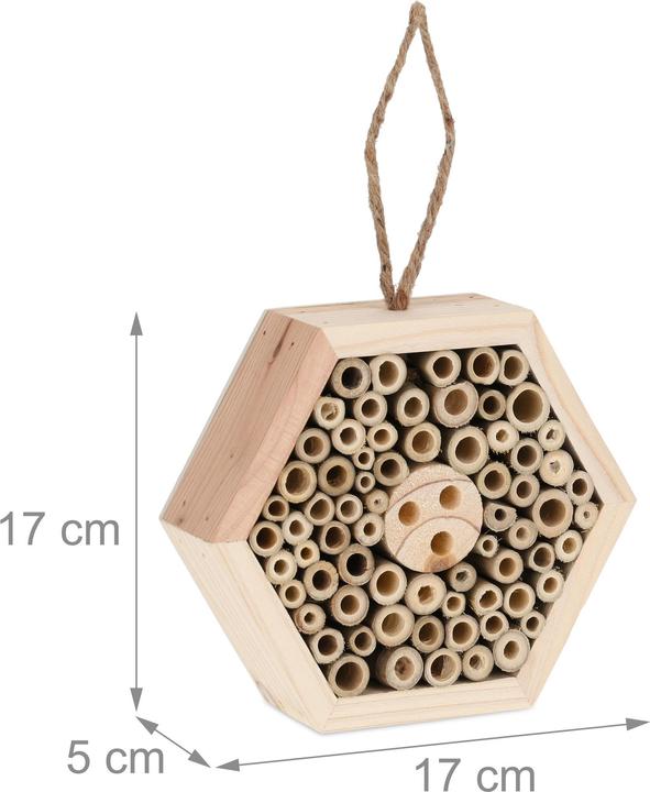 Produktbild Relaxdays Insektenhotel (Schmetterlinge, Biene, Wildbienen, Grabwespen)