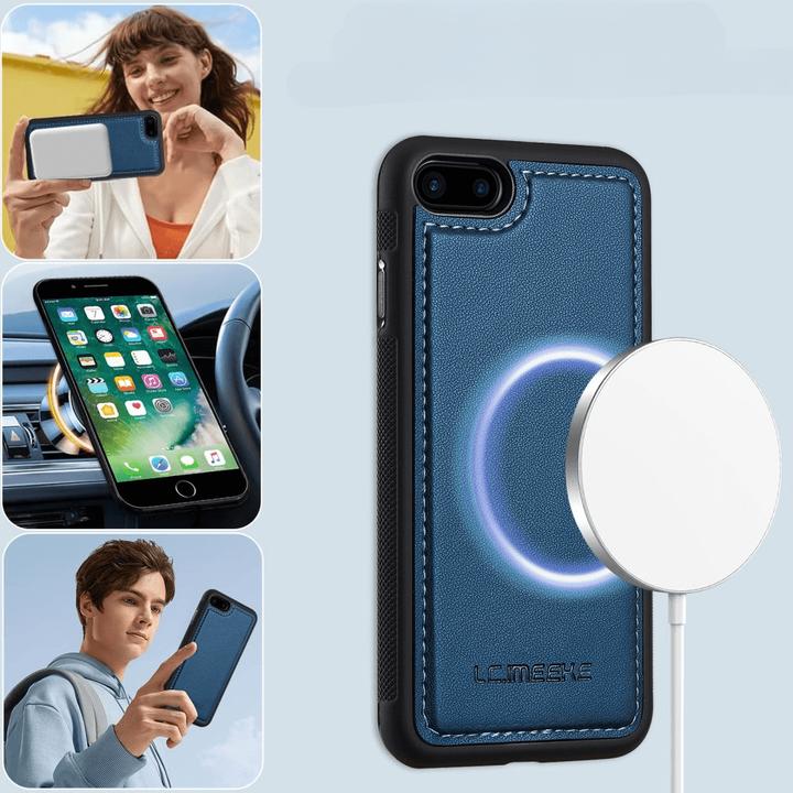 Immagine prodotto LC.Imeeke iPhone SE / 8 / 7 - Teilbare Brieftasche 2-in-1 Handyhülle (Apple iPhone SE (terza generazione), Apple iPhone 7, Apple iPhone 8, Apple iPhone SE (seconda generazione))