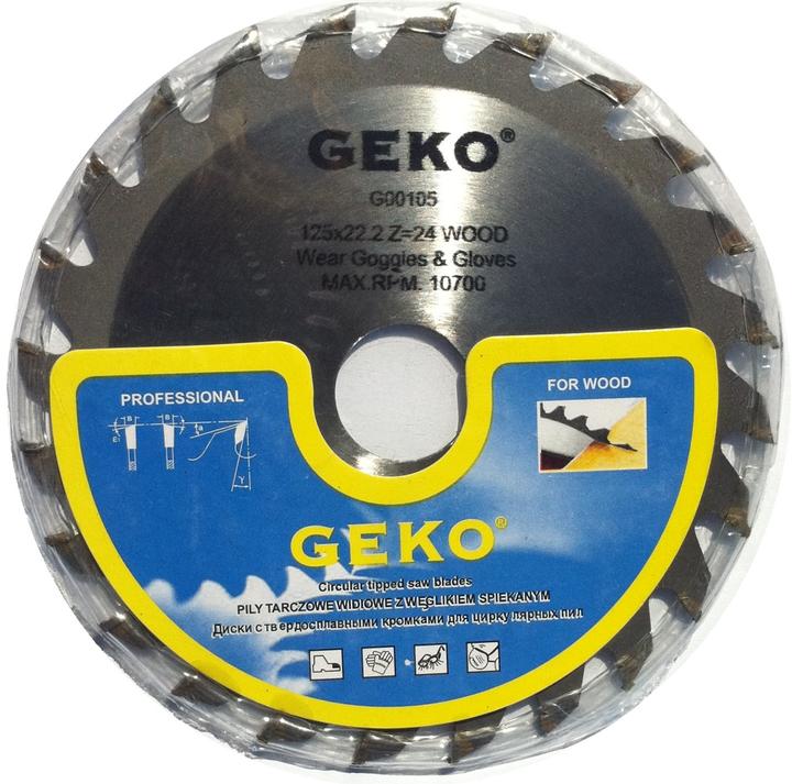 Produktbild GEKO Vidia-Sägeblatt, 125x22x40T