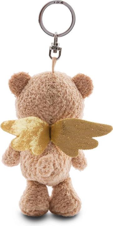 Actual product image Magni NICI key ring Your guardian angel bear with heart beige 10cm