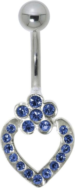 Produktbild Bijouteria Bauchpiercing (Edelstahl, Silber 925, Kristall)