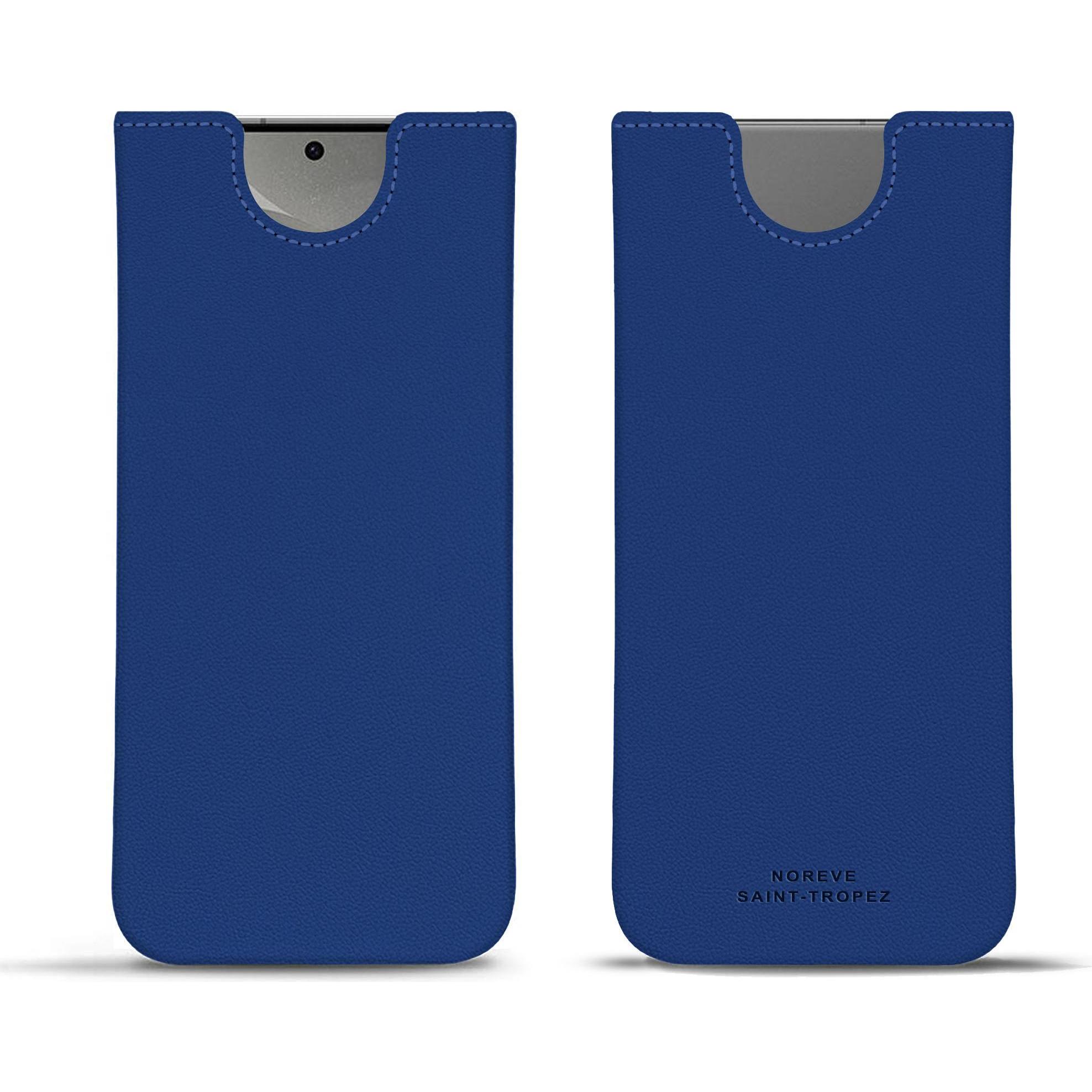 Noreve Lederschutzhülle (Samsung Galaxy S24), Smartphone Hülle, Blau