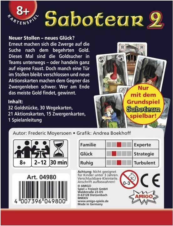 Produktbild Amigo Saboteur (Deutsch)