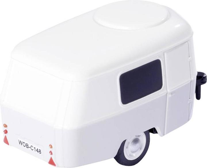 Carson Modellsport 1:87 Caravan with trailer hitch 1:87 Trailer