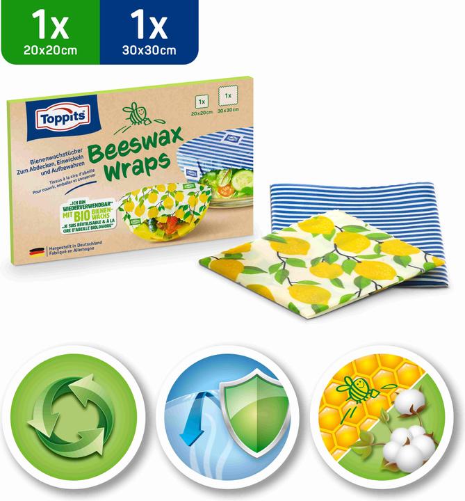 Produktbild Toppits Bienenwachstuch (2 x)