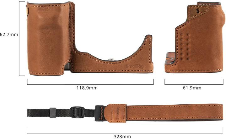 Produktbild SmallRig 4889 Leather Case Kit for Sony ZV E10 II (Brown)