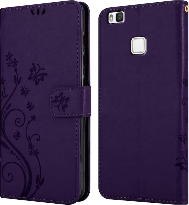 Produktbild Cadorabo Flower Book Cover (Huawei P9 Lite)