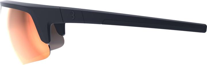 Actual product image BBB Goggles Comet black, MLC orange/red (Matt, MLC)