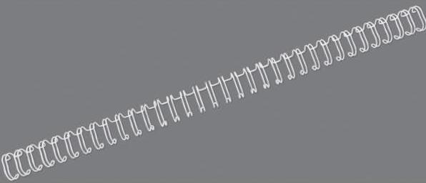 Actual product image GBC Wire binding spine 3:1 pitch