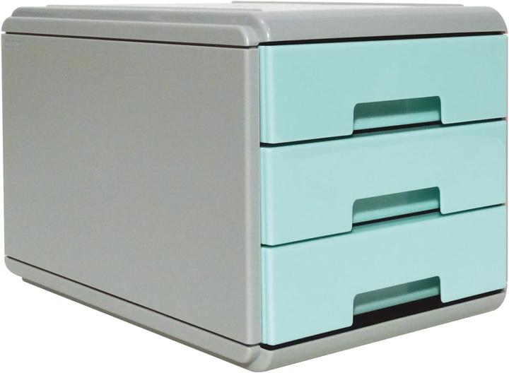 Arda 19P3PPASBL Mini 3 Drawer Chest of Drawers Pastel Blue