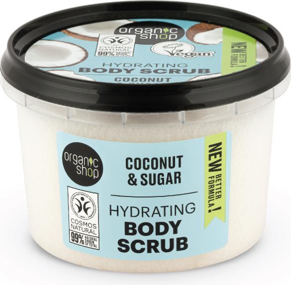 Actual product image Organic Shop Hydrating Coconut Body Scrub 250ml (250 ml)