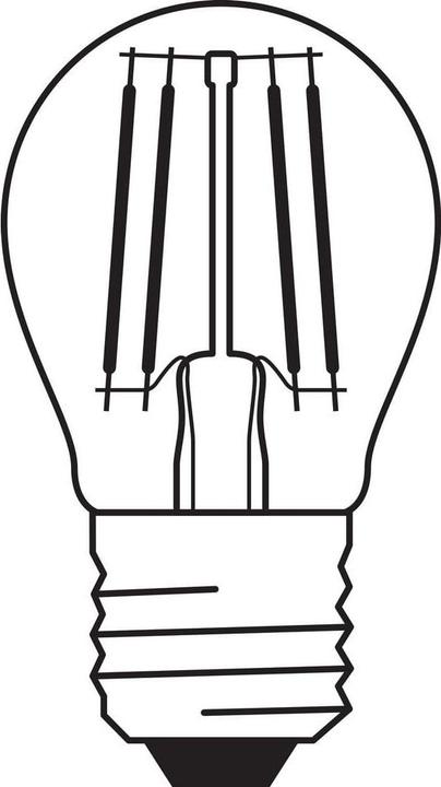 Actual product image Ledvance Smart+ Wifi Filament Mini Bulb (E27, 4 W, 470 lm, 1 x, E)