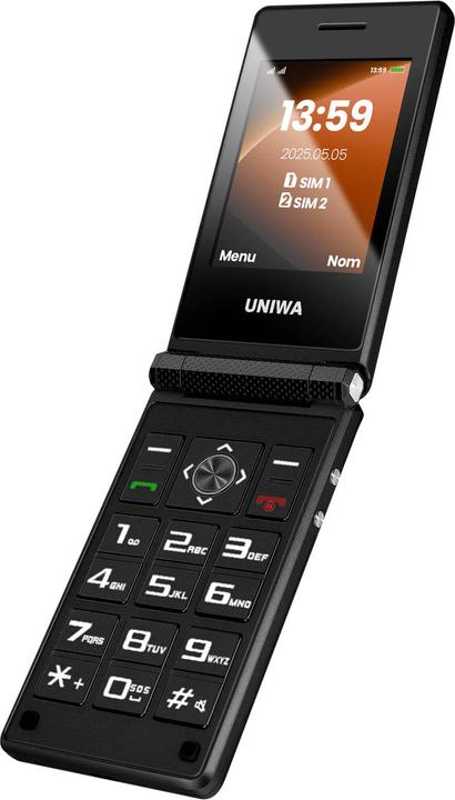 Produktbild Avizar Klapphandy mit 2 Bildschirmen Akku 1200mAh Dual-SIM (2.80")