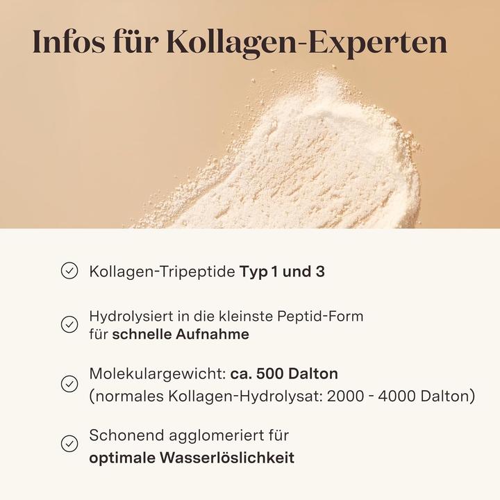 Produktbild Glow25 Kollagen Intensiv mit Tripeptiden, Vitamin C, Zink und Biotin (30 Stück, Pulver, 75 g)