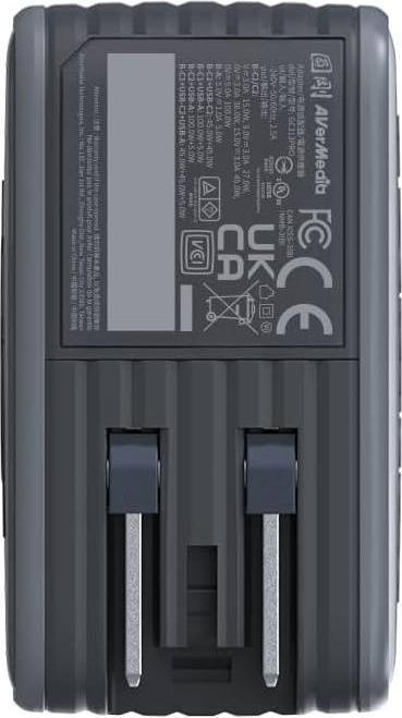 Actual product image AVerMedia Charging dock, EliteGO (GC313Pro) Black, 100W GaN, HD