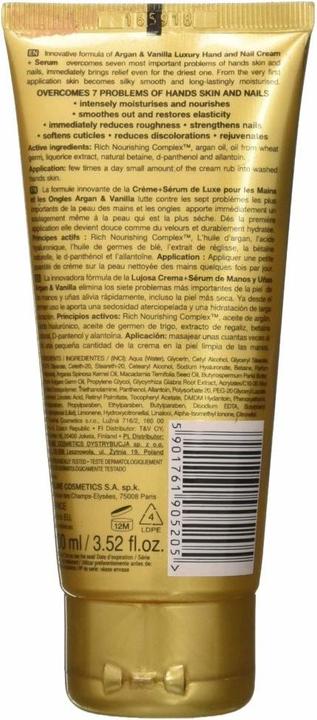 Actual product image Eveline Argan&Vanilla (100 ml)