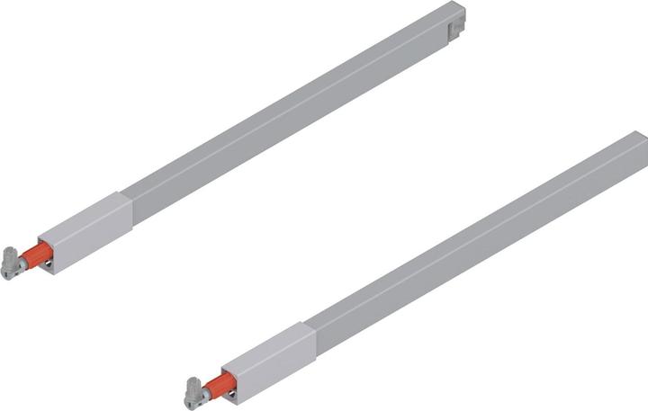 Actual product image Blum Longitudinal railing for front pull-out TANDEMBOX antaro, gray RAL 9006