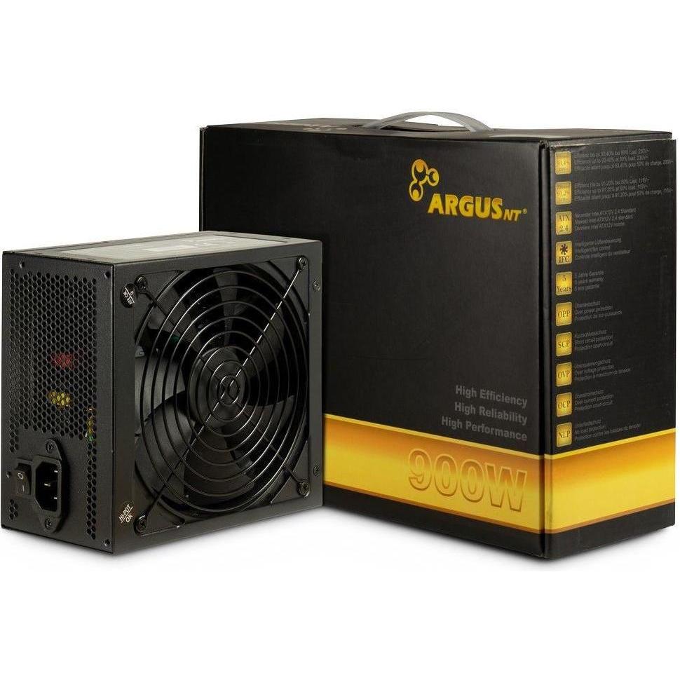 Intertech Argus (900 W), PC Netzteil, Schwarz