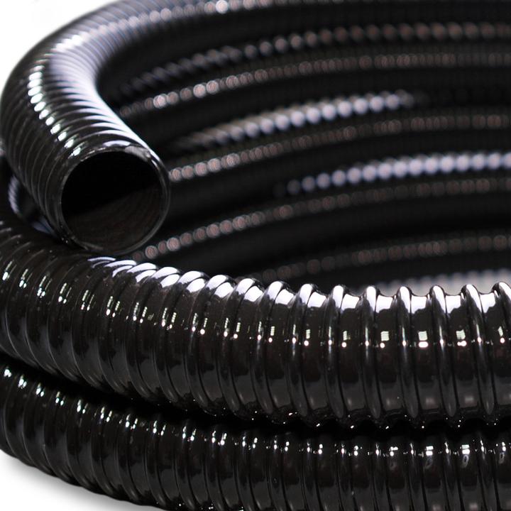Actual product image Wiltec Suction Hose 0.5m Reinforced with PVC Helix and Ø25mm (1") for Water Pumps, Ponds, Drainage etc