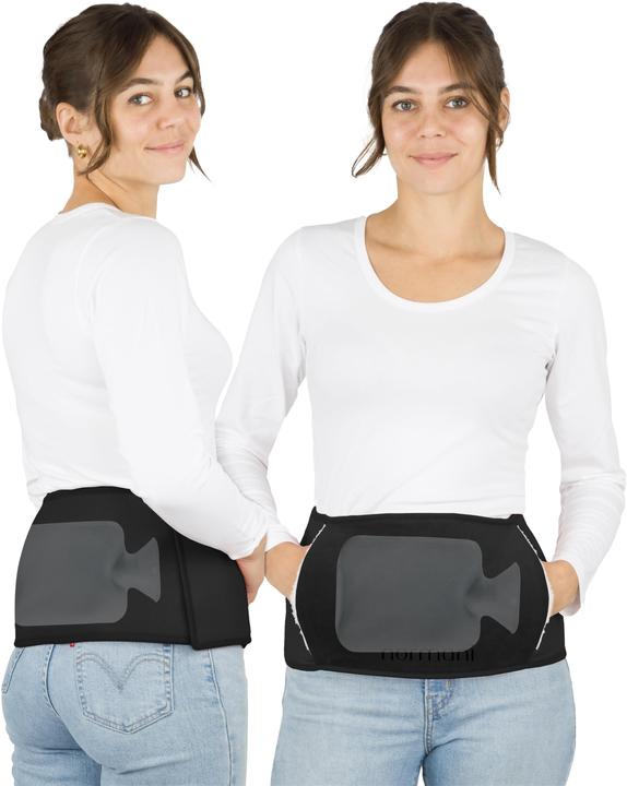 Immagine prodotto Normani Cintura con 2 bottiglie d'acqua calda Newtok - 9575 (0.75 l, Fiaschetta da letto con coperchio)