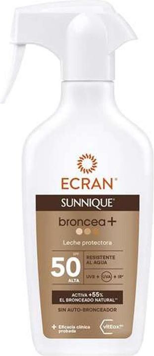 Ecran SUNNIQUE tan+ spray gun SPF50 270 ml (Crème solaire, Spray solaire, SPF 50, 270 ml)