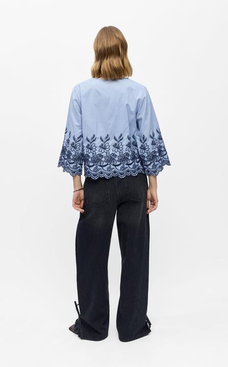 Produktbild Object Bestickte Cropped Bluse (44)