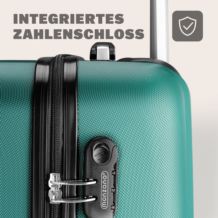 Actual product image Monzana Suitcase Set (89 l, M (50 - 90l), L (90 - 115l), XL (from 140l))