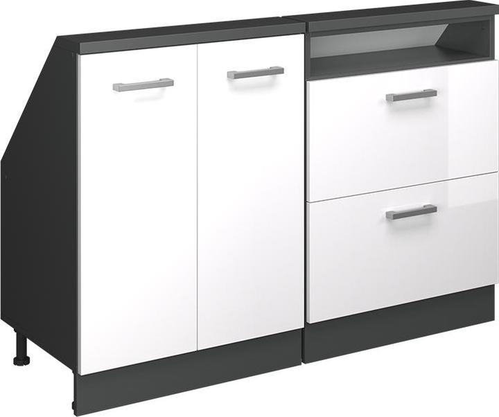 Charcoal, White, White High Gloss