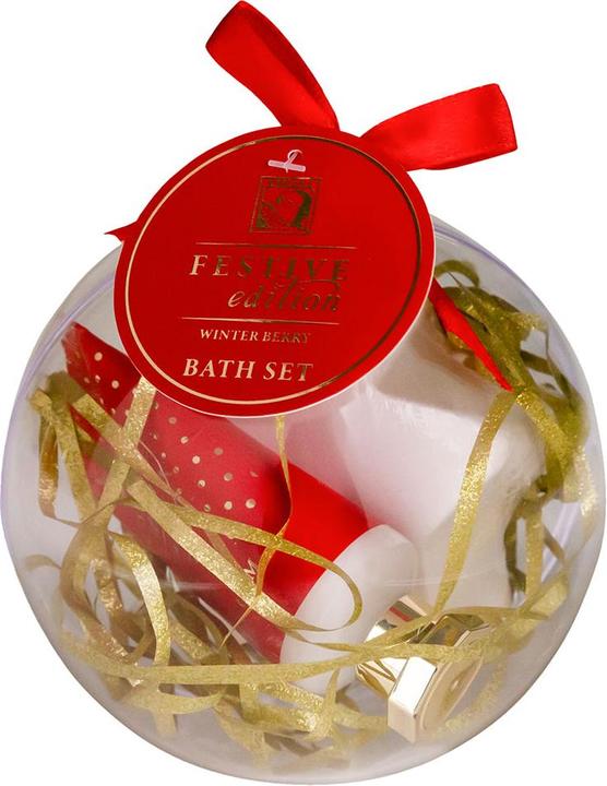 Immagine prodotto Accentra Set da bagno FESTIVE EDITION in scatola sferica, i (Set per la cura dei capelli)