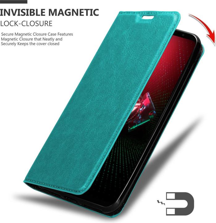 Produktbild Cadorabo Book Invis. Magnet Hülle (Asus ROG Phone 5)