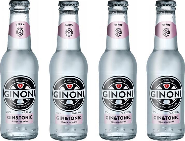 Actual product image Ginoni Berry 20cl 4-pack (4 x 20 cl)