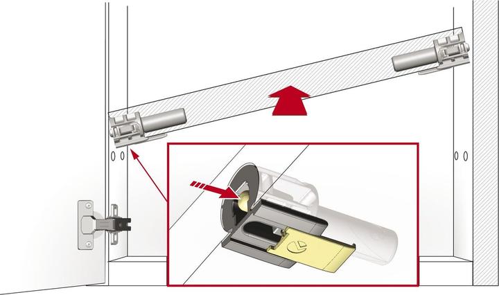 Produktbild Italiana Ferramenta Regalbodenträger Kintai Bohr ø 5 mm, Steckbodenträger vernickelt grau
