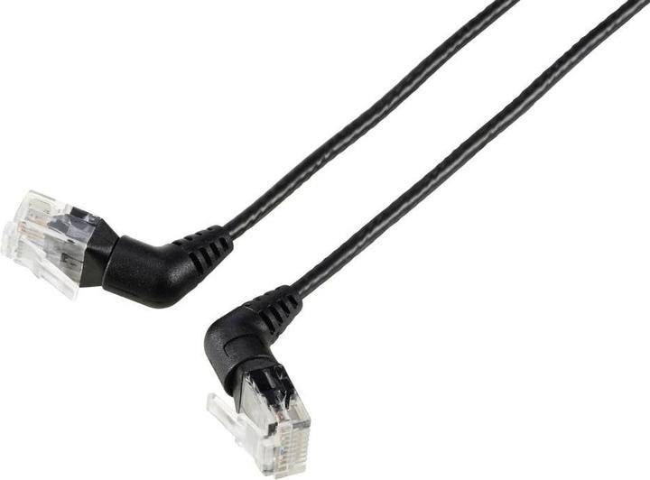 Produktbild Renkforce RF-6071544 RJ45 Netzwerkkabel, Patchkabel CAT 6 U/UTP 2.00 m Schwarz S (U/UTP, CAT6, 2 m)