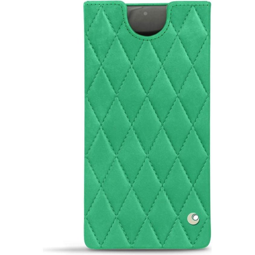 Noreve Lederschutzhülle (Samsung Galaxy Note 10+), Smartphone Hülle, Grün