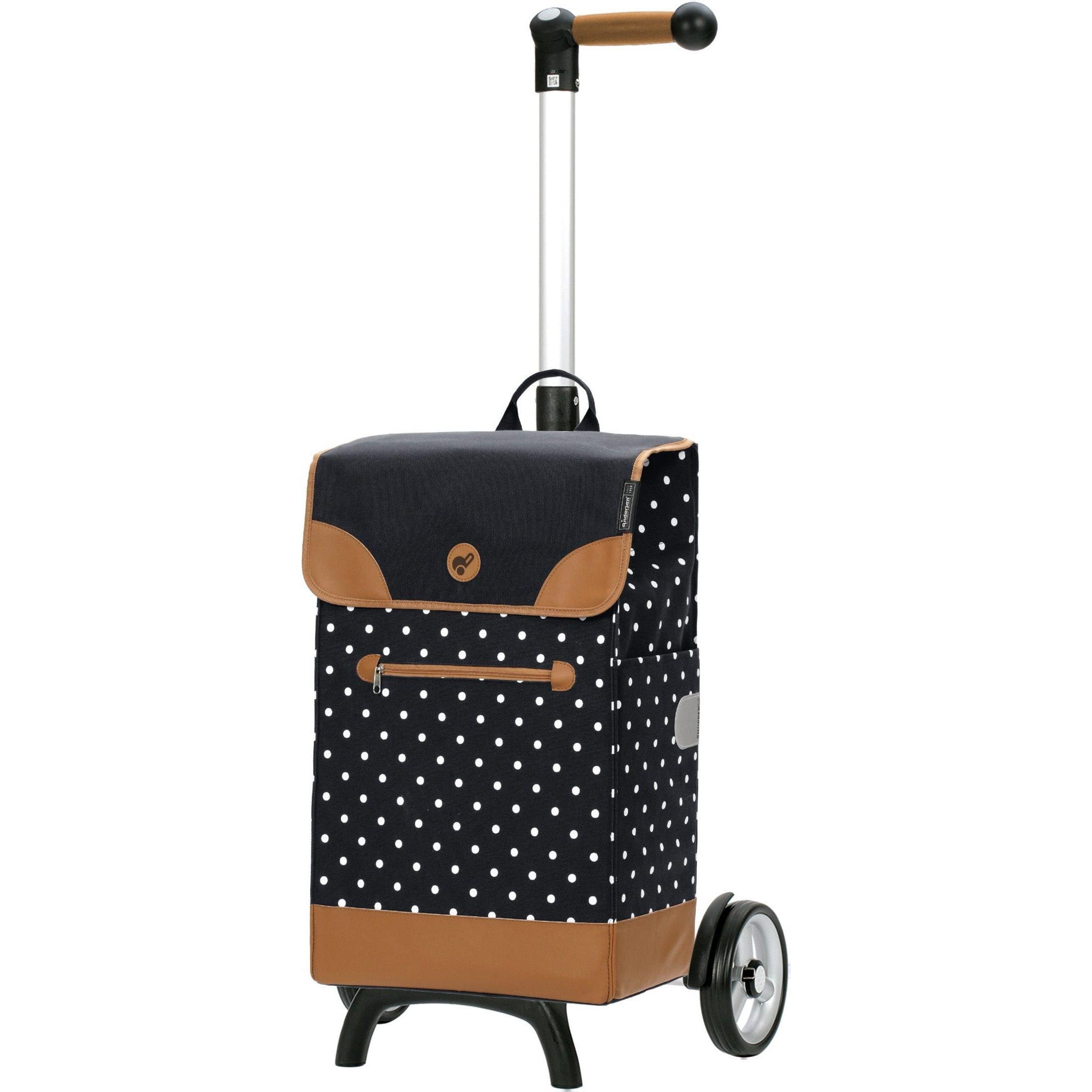 Andersen, Einkaufshilfe, Unus Shopper Fun Aiko Einkaufstrolley 57 cm, Schwarz