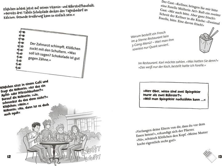 Actual product image Kosmos TKKG Junior, Das Witzebuch (German, Beroy + San Julian, N. N.|COMICON S.L., 2021)