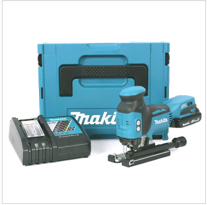 Produktbild Makita DJV 181 RY1J Akku Pendelhubstichsäge 18V Brushless + 1x Akku 1,5Ah + Ladegerät + Makpac