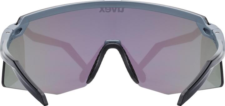 Actual product image Uvex pace stage (Grey Matt, Mirror Green)