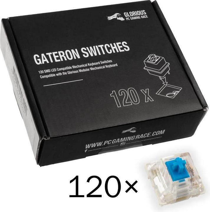 Actual product image Glorious PC Gaming Race Gateron Switches