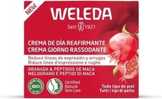 Actual product image Weleda Pomegranate Firming Day Cream Reduces Lines and Wrinkles Brightens and Protects from Blue Lig (40 ml, Day cream)