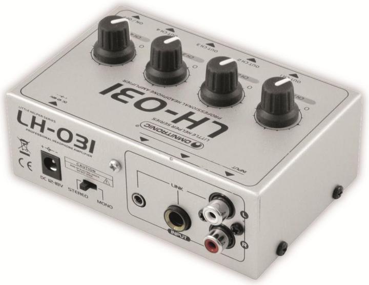 Actual product image Omnitronic LH031 Headphone amplifier