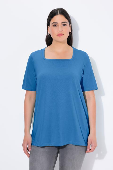 Actual product image Ulla Popken Essential Square Neck Stretch Tee (48)