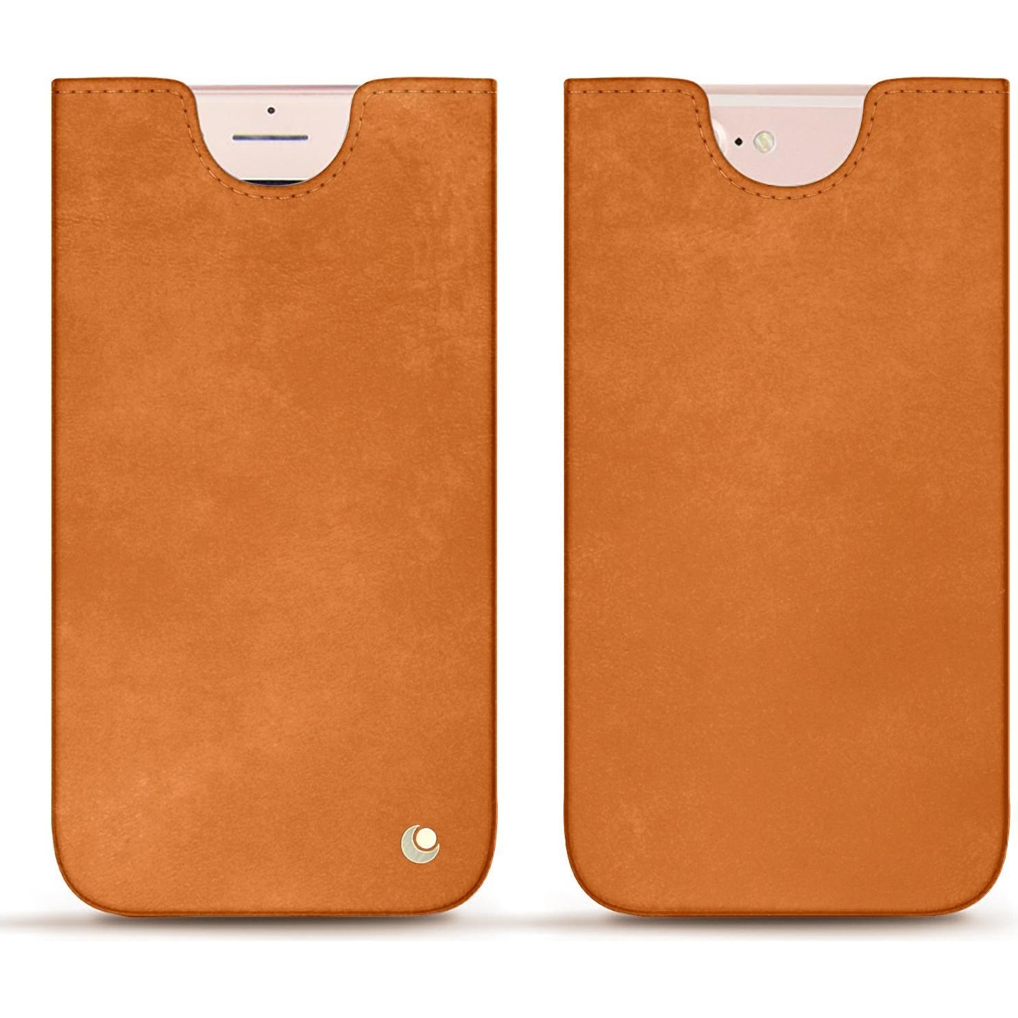 Noreve Lederschutzhülle (Apple iPhone 7 Plus), Smartphone Hülle, Orange