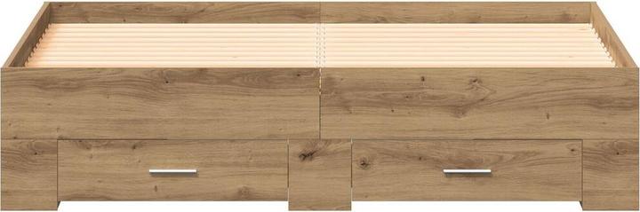 Image du produit vidaXL Rustikales Bett (135 x 190 cm)