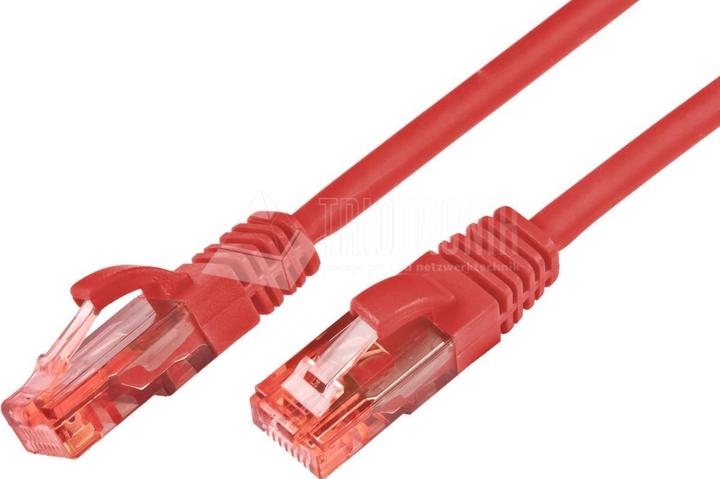 Produktbild Wirewin Patchkabel: UTP 0.25m rot (U/UTP, CAT6, 0.25 m)
