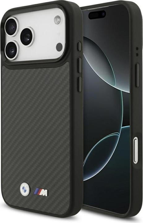 Actual product image BMW M Kevlar Matt MagSafe Case for iPhone 17 Pro Max Black (Apple iPhone 17 Pro Max)