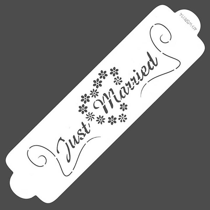 Actual product image Martellato Stencil Just Married