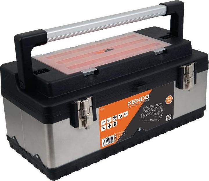 Kendo Werkzeugkiste mit 18 Kleinteileboxen