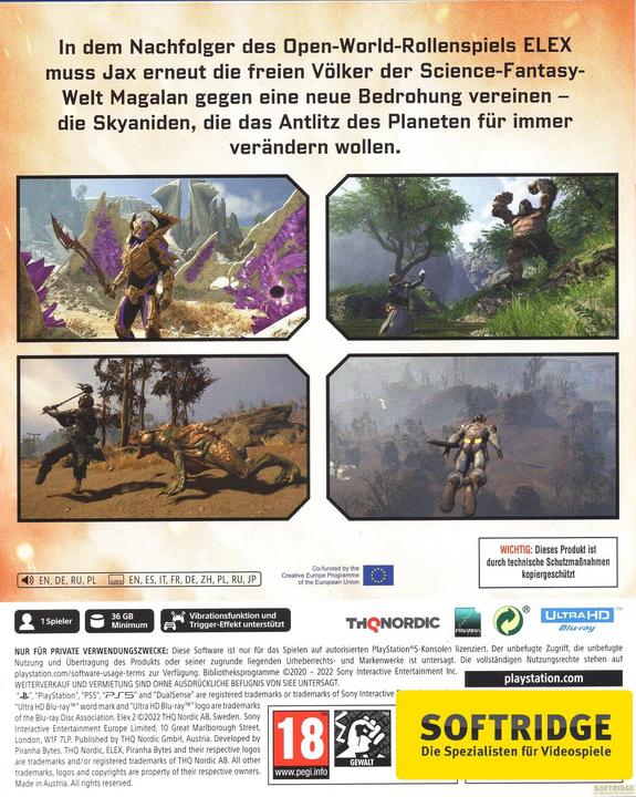 Produktbild THQ Elex 2 (PS5, DE)